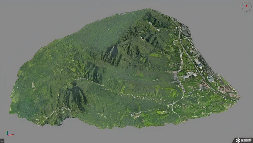 大面积、高落差、仿地飞行M350+L2 高精度山区航测